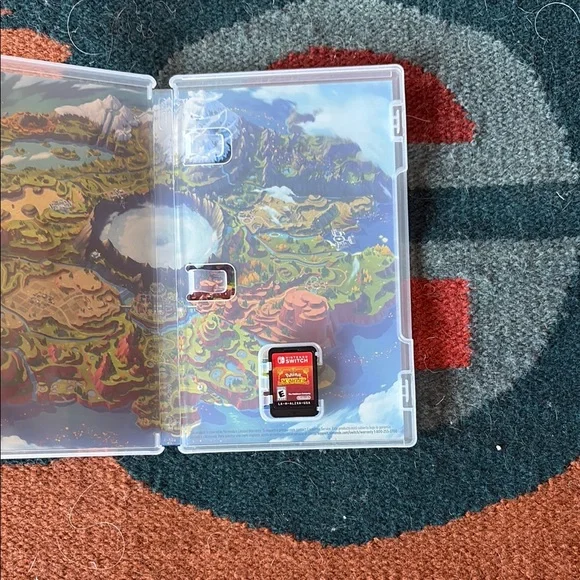 Nintendo Pokémon Scarlet Red Orange Game Card